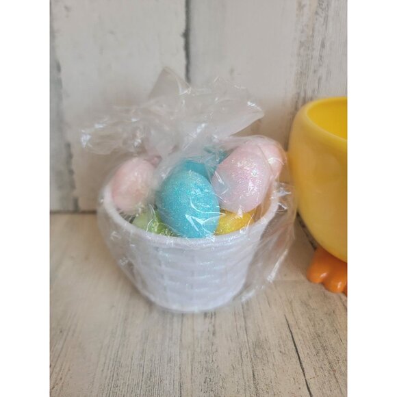 Easter chick egg variety baskets spring home‎ decor unique figure set - Picture 7 of 16